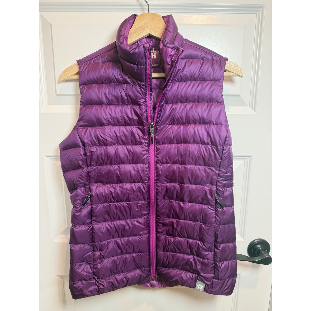 REI Co-op 650 Down Vest 2.0 Purple Puffer Quilted Lightweight Womens Small